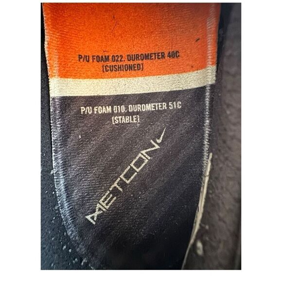 Nike Mens Metcon 6 FlyEase Black White Solar Flare Shoes Size 11.5 - Picture 8 of 8